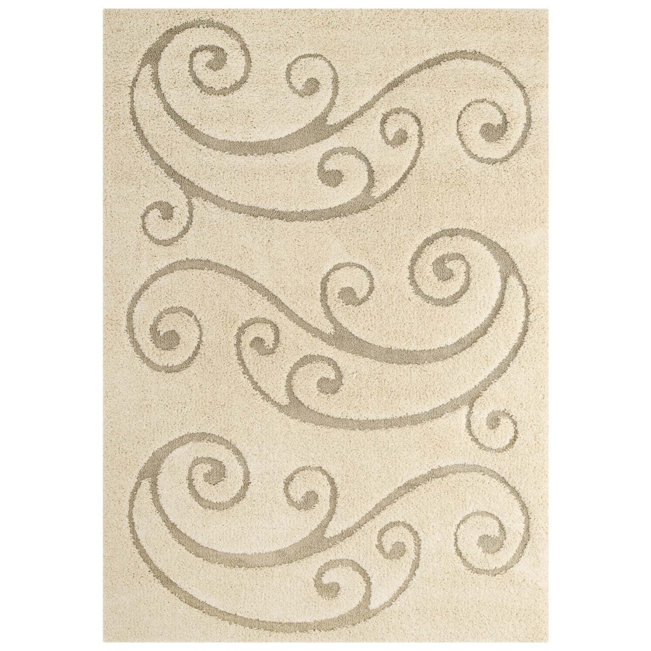 Modway Meryam Distressed Persian Medallion 5x8 Area Rug-R-1148A-58